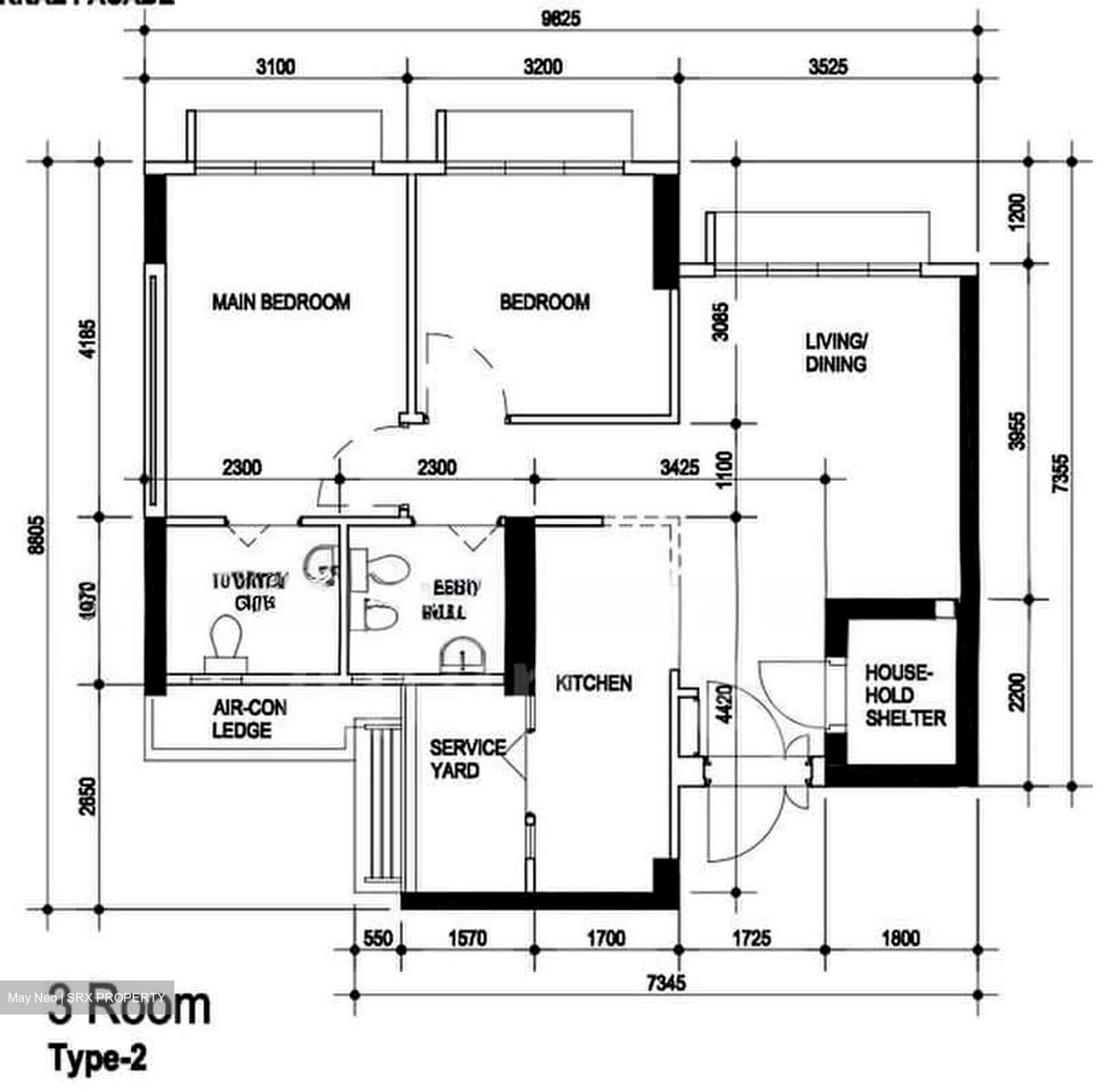 Blk 114B Alkaff Oasis (Toa Payoh), HDB 3 Rooms #571797271